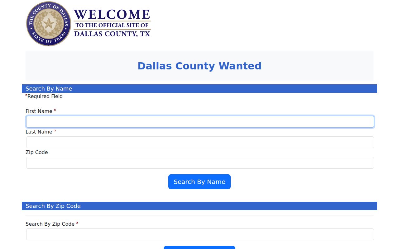 Dallas residents directory wanted search caution